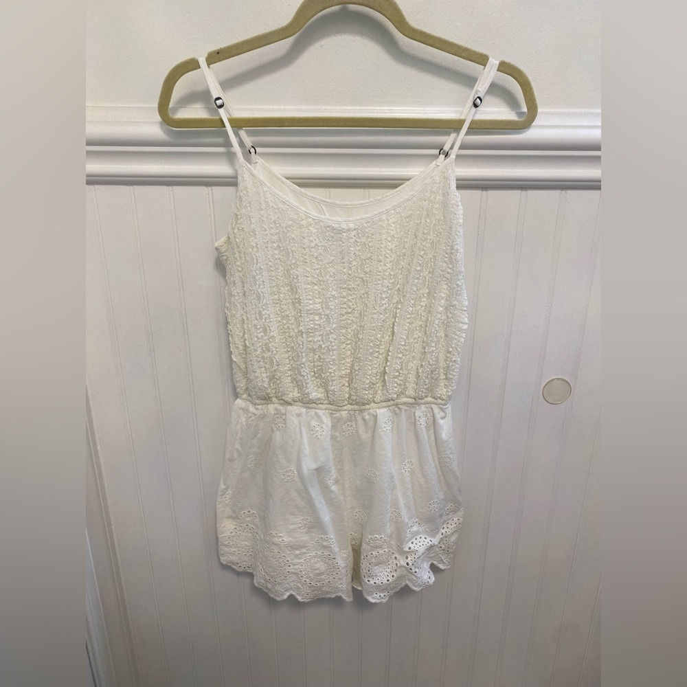 Abercrombie & Fitch Cream Lace Garment